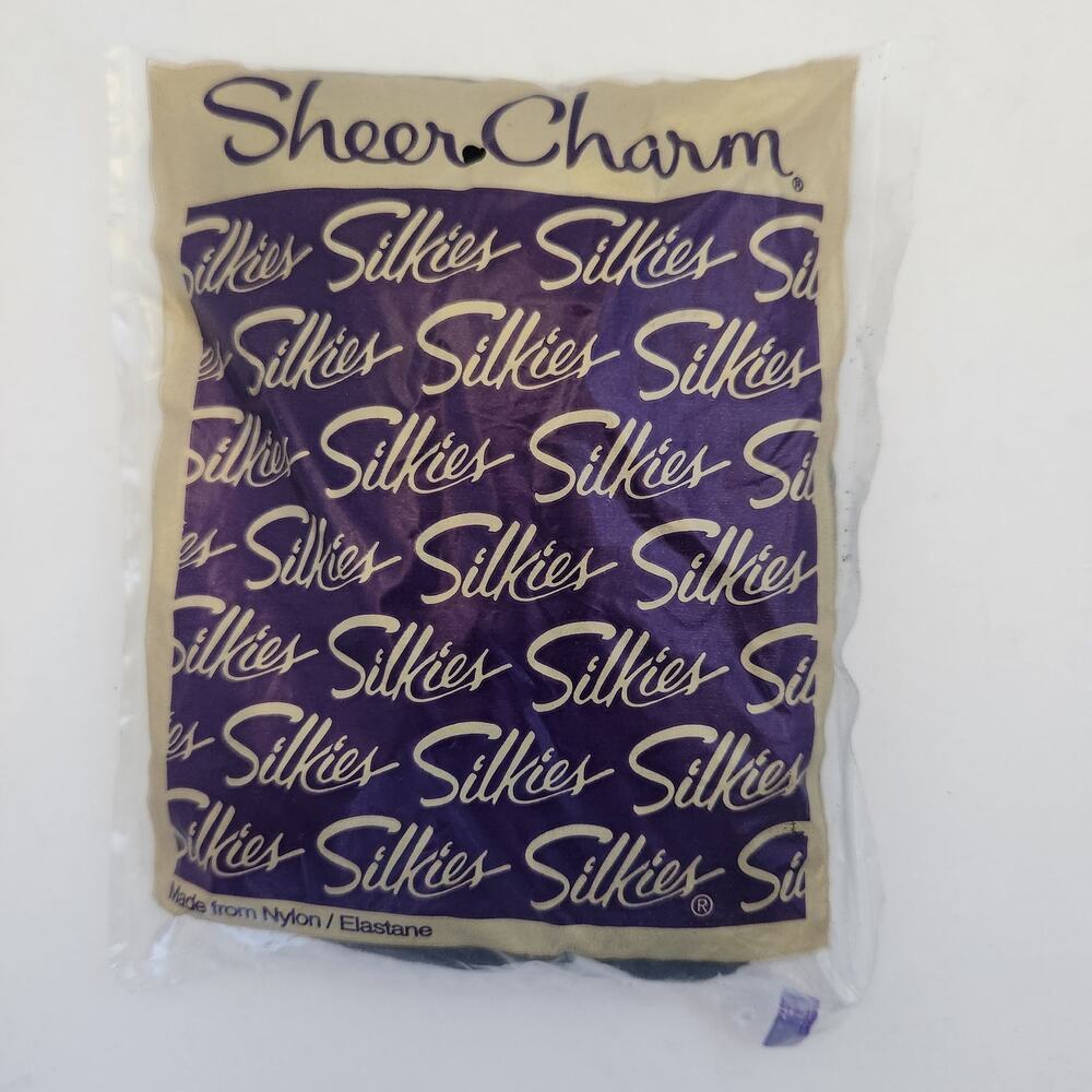 Silkies Sheer Charm Navy Blue Pantyhose XXL